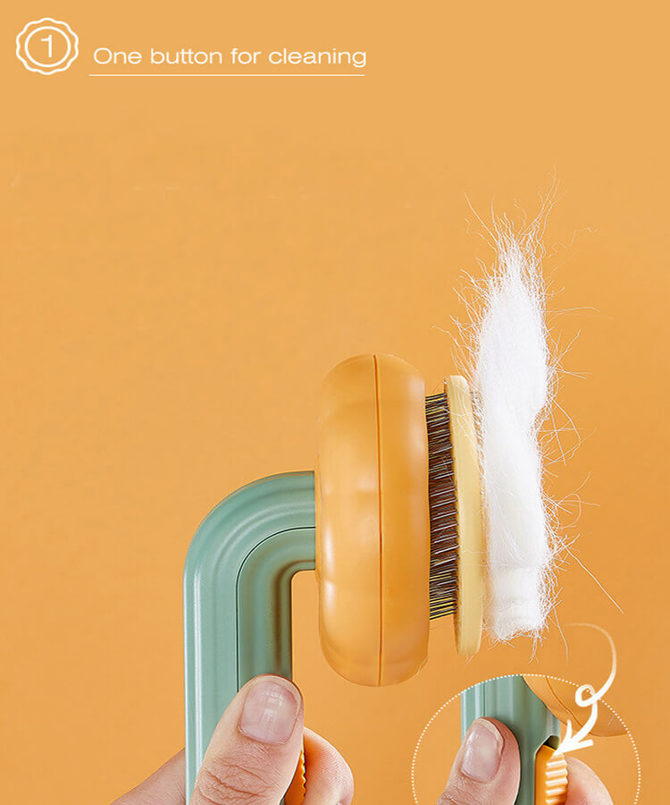 Pet Grooming Brush for Cats and Dogs, Self-Cleaning